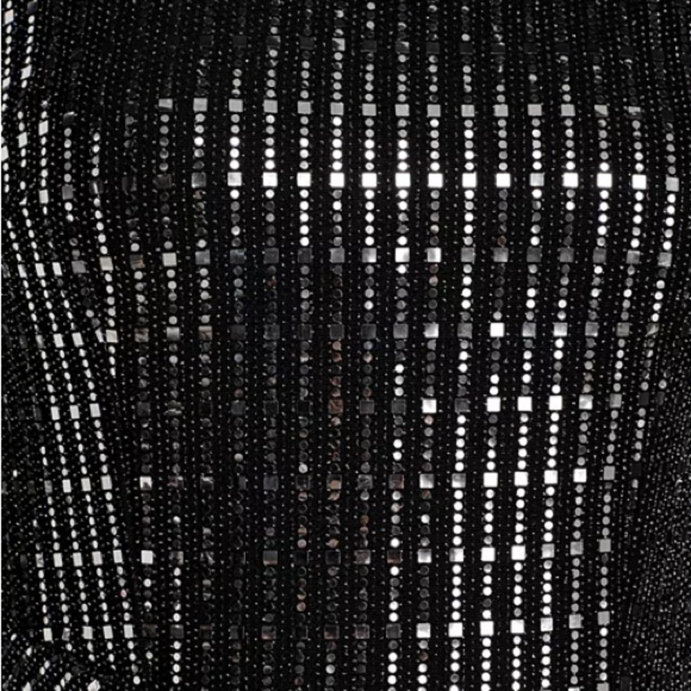 Elegant Black Sequin Dress Size: 0 NWT - Picture 5 of 7